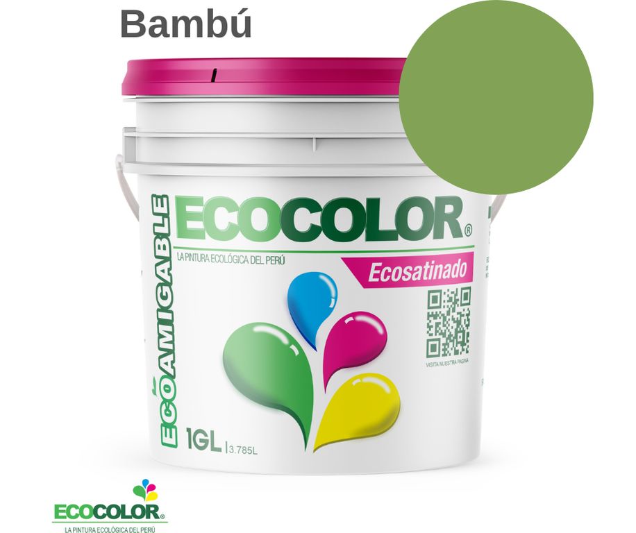 PINTURA ECOSATINADO BAMBÚ 1GL