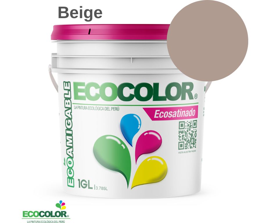 PINTURA ECOSATINADO BEIGE 1GL