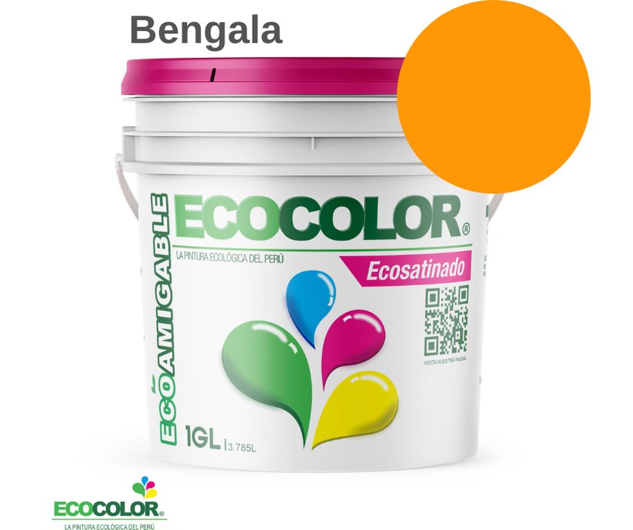 PINTURA ECOSATINADO BENGALA 1GL