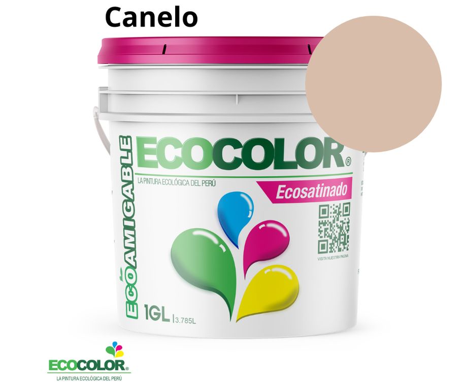 PINTURA ECOSATINADO CANELO 1GL