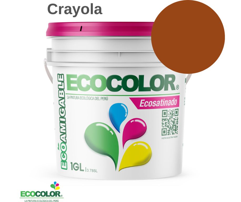 PINTURA ECOSATINADO CRAYOLA 1GL