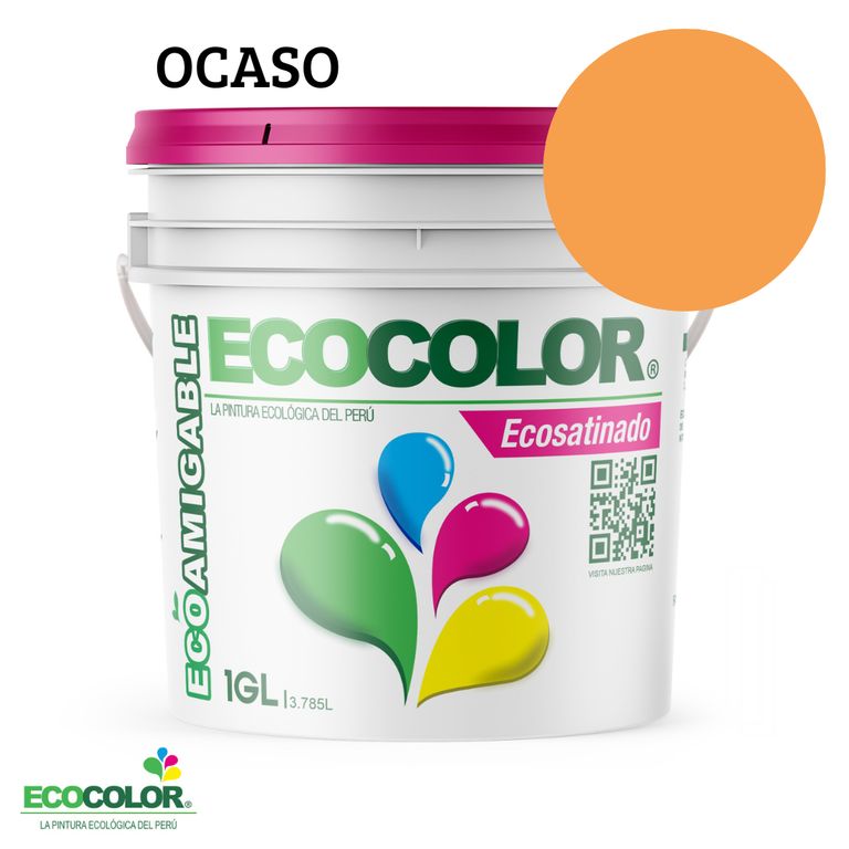 PINTURA ECOSATINADO OCASO 1GL