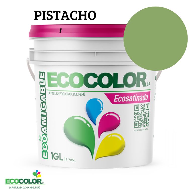 PINTURA ECOSATINADO PISTACHO 1GL