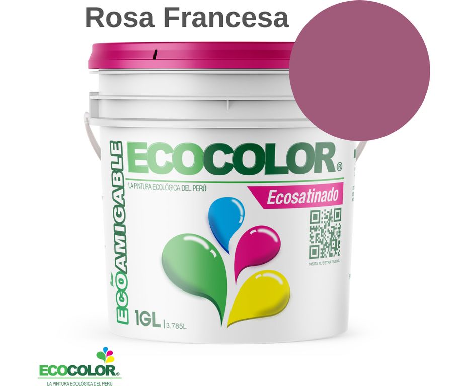 PINTURA ECOSATINADO ROSA FRANCESA 1GL