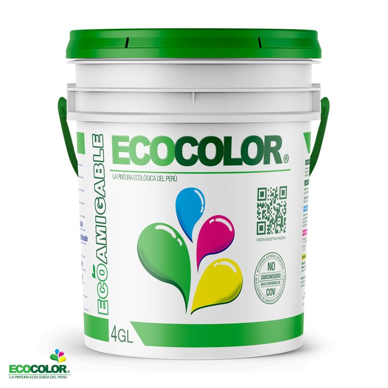 PINTURA ECOACRILICO MATE BLANCO 4GL