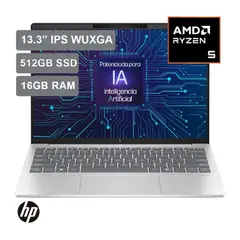 HP - Laptop Pavilion Aero 13-BG0002LA 13.3”, AMD Ryzen 5 8640U AI, 16GB, 512GB SSD, Windows 11 Español