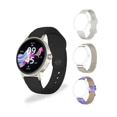 ARGOMTECH - Reloj Inteligente Skei C30Rg Con 3 Correas Intercambiables Y Diseño Moderno