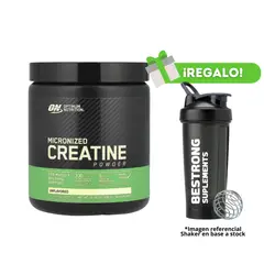 OPTIMUN NUTRITION - CREATINA MICRONIZADA 300G + SHAKER DE REGALO
