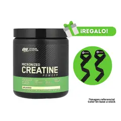 OPTIMUN NUTRITION - CREATINA MICRONIZADA 300G + STRAPS DE REGALO