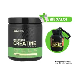 OPTIMUN NUTRITION - CREATINA MICRONIZADA 300G + PORTAPROTEÍNA DE REGALO