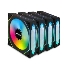 AIRBOOM - Ventilador para PC GAMER VEKTOR AB201 ARGB 4FANS