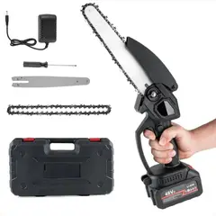 GENERICO - Sierra Electrica dec Motosierra de Mano Inalambrico 48V