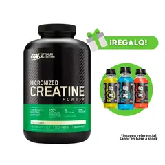OPTIMUN NUTRITION - CREATINA MICRONIZADA 600G + 3 XB DE REGALO