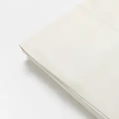 PLUMAS - Juego de Sábanas Blanco Natural 400 Hilos