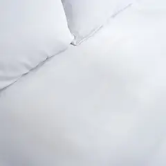 PLUMAS - Juego de Sábanas Light Plata 100 % Algodón 400 Hilos