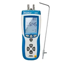 PEAKTECH - MEDIDOR DE DIFERENCIA DE PRESIÓN Y CAUDAL DE AIRE - P-5145
