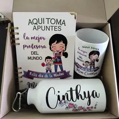 M MATIX SHOP - Matix-Regalos Personalizados Dia del Maestro-Box con Libreta