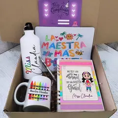 M MATIX SHOP - Matix-Regalos Personalizados Dia del Maestro-Box con Libreta