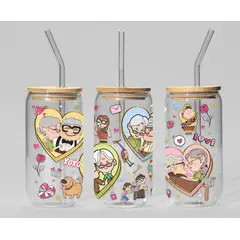 GENERICO - VASO TAPA BAMBU CON DISEÑO - MODELO2