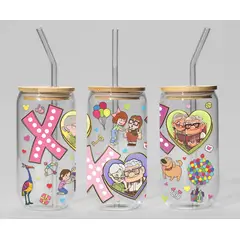 GENERICO - VASO TAPA BAMBU CON DISEÑO - MODELO4