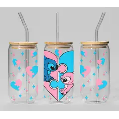 GENERICO - VASO TAPA BAMBU CON DISEÑO - MODELO12