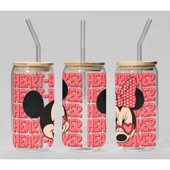 GENERICO - VASO TAPA BAMBU CON DISEÑO - MODELO16