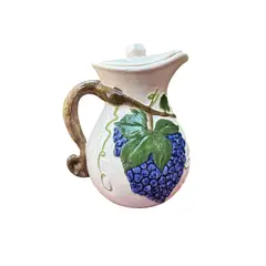 ACHALLAY ARTESANIA DE BARRO - Jarra Frutal de Loza de 1.50 Litros