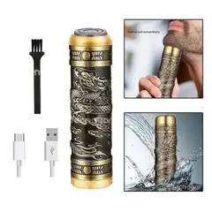 GENERICO - Mini Afeitadora Rasurador Electrico           Afeitador Portátil Recargable USB