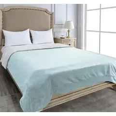 GENERICO - COLCHA DE PIEL DE ANGEL CON CARNERO INVIERNO CEMENTO