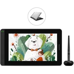 HUION - Kamvas 12 Tableta Grafica con Pantalla con Soporte Ajustable