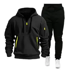 TIOZONEY - 2pcs Traje de invierno para hombres
