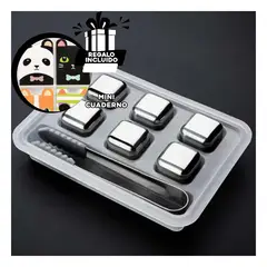 GENERICO - Set con Funcion de Hielera Plateado Y+Regalo Agendita