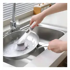 GENERICO - Pack2 Cepillo Dispensador de Jabon Liquido en Color Plomo