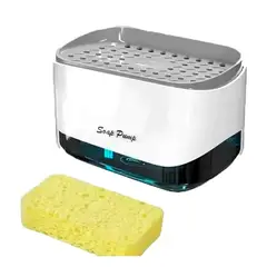 GENERICO - Dispensador de Jabon Liquido de Lavavajilla Practico Blanco