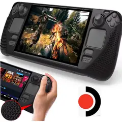 GENERICO - Protector Funda Estuche Para Steam Deck OLED de silicona - NEGRO