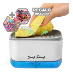 GENERICO - Pack12 Expendedor Util de Jabon Blanco Y+Ligas de Regalo