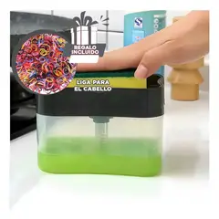 GENERICO - Pack4 Dispensador de Jabon Liquido Cocina Y+Ligas de Regalo