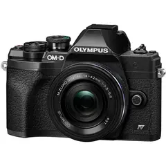 OLYMPUS - OM-D E-M10 Mark IV Camera with 14-42mm EZ Lens - Negro