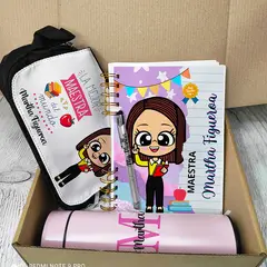 M MATIX SHOP - Matix-Regalos Personalizados Dia del Maestro-Box con Libreta