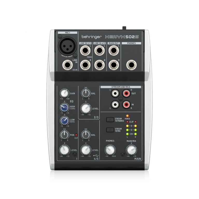 502S - Mezclador analógico premium con interfaz USB