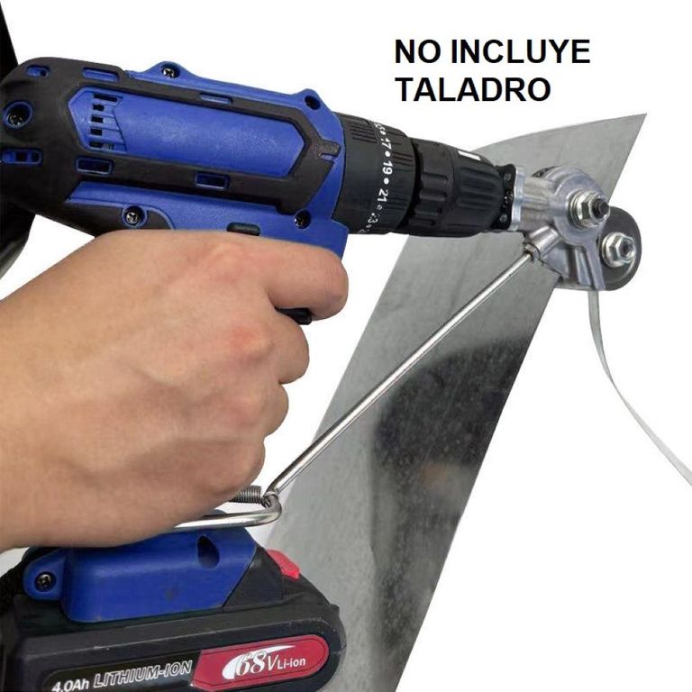 Cortador De Placas - Metal - Acero Adaptador Para Taladro