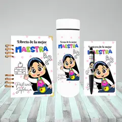 M MATIX SHOP - Matix- Regalos Personalizados- Dia del Maestro- Termo+Libreta+Lapicero