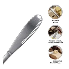 GENERICO - Pack2 Cuchillo Practico para Mantequilla Y+Regalo Stickers