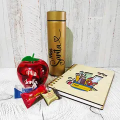 M MATIX SHOP - Matix-Regalos Personalizados- Dia del Maestro- Termo+ Libreta+ Manzana
