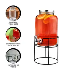 GENERICO - Pack2 Dispensador Agua o Jugos 55L Y+Banderitas Adhesivas