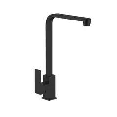 XM - Grifo Ganso para cocina Moderno Negro Mate