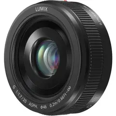 PANASONIC - Lumix G 20mm F1 .7 II ASPH. Lens - Negro