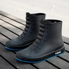 TIOZONEY - Bota de Agua Hombre-Azul