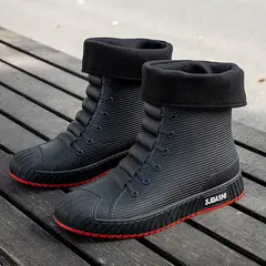 TIOZONEY - Bota de Agua Hombre-Rojo