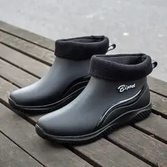 TIOZONEY - Bota de Agua Hombre-Negro